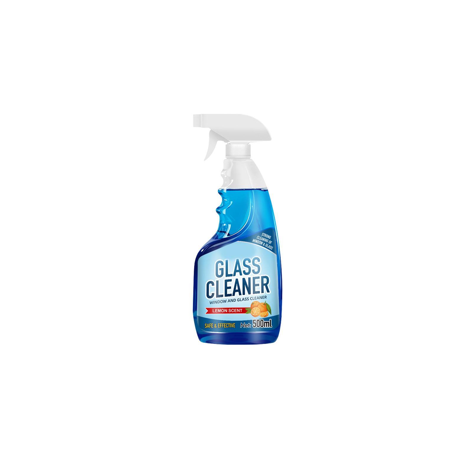 

Glass Cleaner Household Scrubbing Glass Water Strong Decontamination Water Stain Removal Car Cleaning Agent 500ML One Size