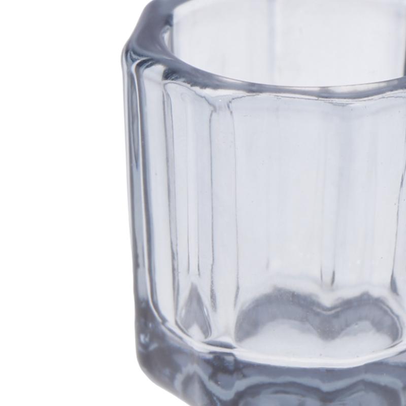 1 pz ciotola per miscelazione in vetro dentale tazza per miscelazione ottagonale per polvere dentale manicure contenitore per miscelazione liquidi strumenti per tazza per miscelazione
