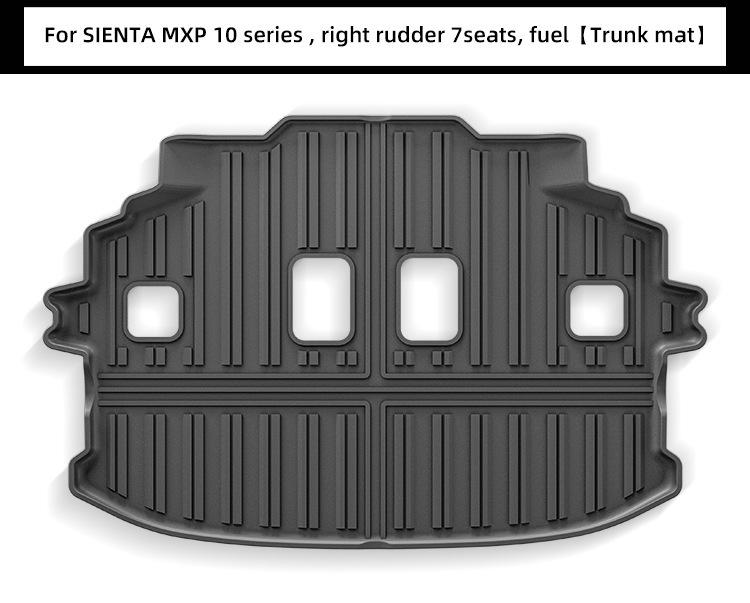 Custom TPE Floor Mats for 2022-2024 Toyota Sienta MXP 10 Series