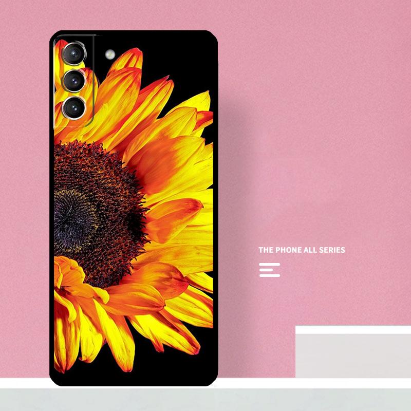 Sunny Sunflower Phone Case For Samsung Galaxy S24 S26 Ultra S20 S21 S22 S23 S25 Plus S10 S25 FE Cover Coque