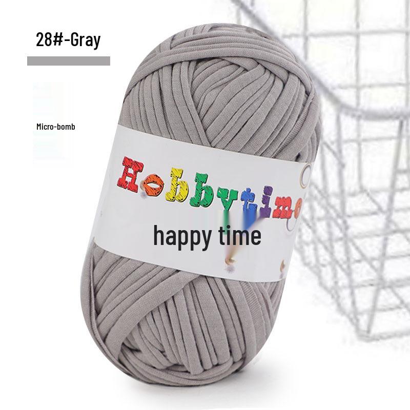 Cloth Strip Yarn DIY Crochet Kit: Handmade Bag, Knitting Material for Cushions, Carpets, and Dolls