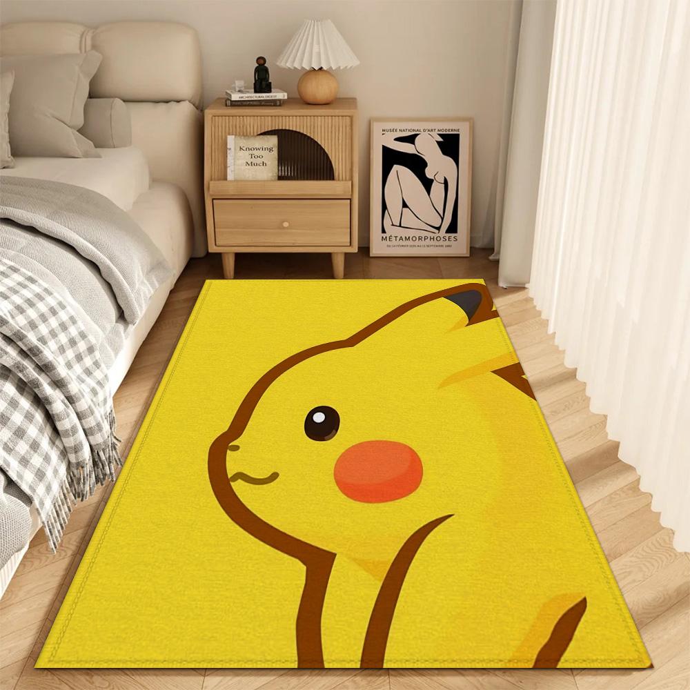 Fashion Entrance Mat Kitchen Carpet Living Room Rugs Decoration P-pikachu Bath Mats Balcony Doormat Front Door Non-slip Pad Rug