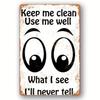 Retro Metal Wall Art for Office Living Room Outdoor, 8x12 Inch
