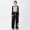 Hip Hop Streetwear Oversize Jogging Sweatpants Women New Drawstring Elastic Waist Stars Wide Leg Baggy Casual Sports Trousers