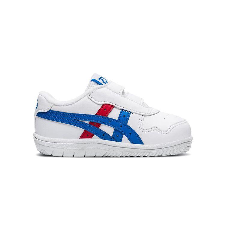 Asics Japan S Velcro Casual Low-Top Skate Shoes Baby Sneakers White Blue 1194A082-139