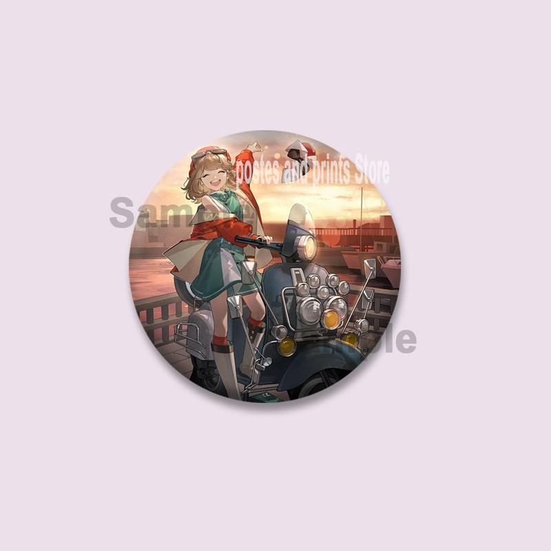 Anime Game Reverse 1999 Circular Brooches Cartoon Character Enamel Pins Backpack Clothing Hat Jewelry Badge Accessory XMAS Gifts