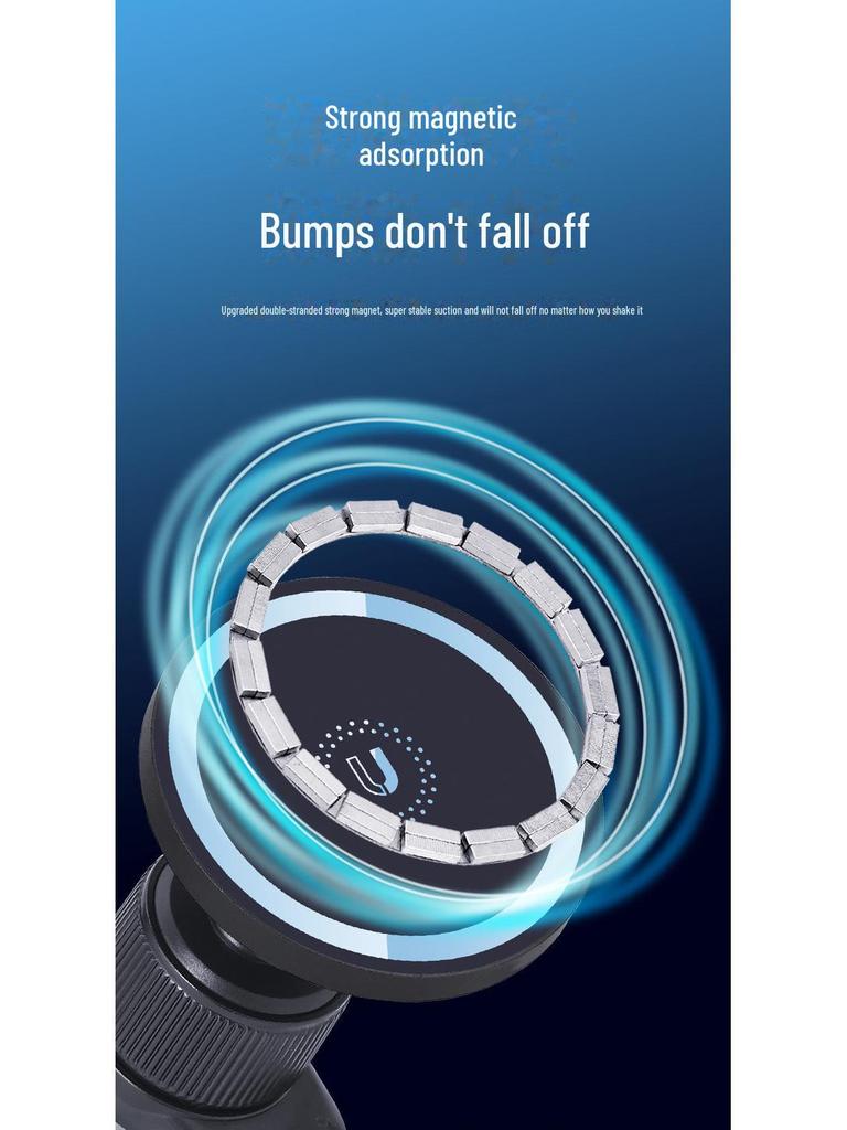 MagSafe Magnetic Car Phone Holder with 360° Rotation for Dashboard and Air Vent Navigation