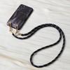 Novo acessório de telefone celular correntes anti perdido cordão universal ombro pescoço crossbody alça de telefone caso titular corrente com clipe
