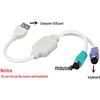 USB naar PS2 Toetsenbord/Muis Adapterkabel Splitter