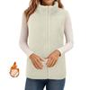 Dame Vinterjakker Varm Plysjjakker Åpen Front Langermet Cardigan Trendy Fuzzy Overbekledning
