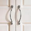 Solid Retro Cabinet Handles French Style Zinc Alloy Gold Silver for Bedroom Wardrobe Drawer Kitchen Cupboard DIY Home Makeover