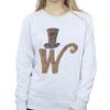 Willy Wonka Damen/Damen W Logo Hut Sweatshirt