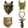 Tierkopf-Wandskulptur, Wanddekoration, Kunstharz, Tieranhänger, Dekoration