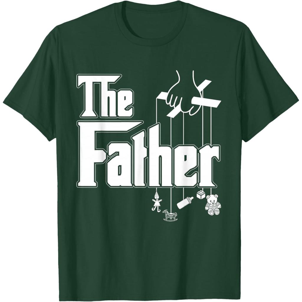 The Father Puppet Design Graphic Tee Unisex's Short Sleeve Casual Cotton T-Shirt