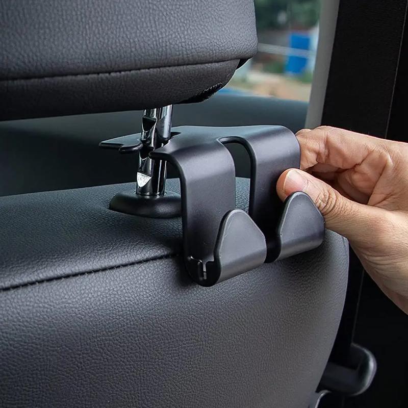 6Pcs Multipurpose Car Seat Headrest Hook Universal Auto Back Seat Organizer Handbag Clothes Bracket Car Interior Accessories