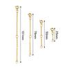 3 strip/set Extension Chain Adjustable Link Chains 4 Size Spring Buckle Necklace Bracelet Chain Extension for Jewelry Making