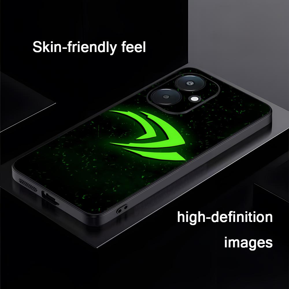 

Чехол для телефона N-NVIDIA RTX 5090 с горячим логотипом для Xiaomi Redmi 14C 13C 12C Note14 13 12 11 10 Pro Plus S Мягкая черная крышка для телефона Redmi Note 11S 4G