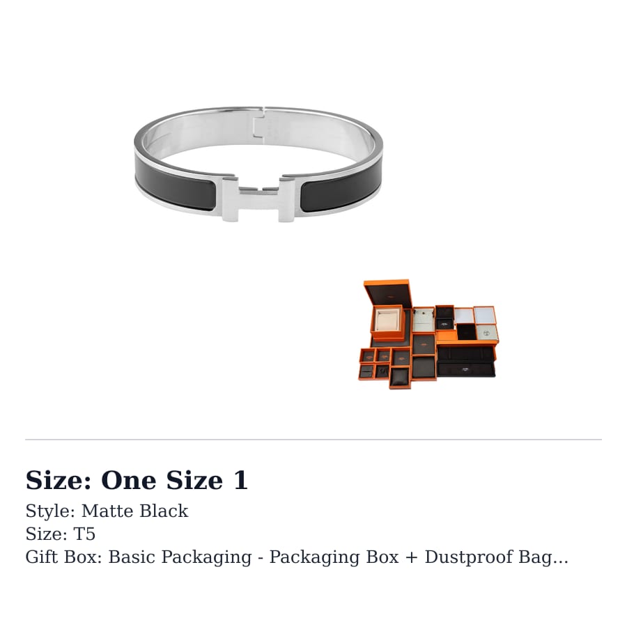 HERMES Clic HHClic H Rokassprādzes Unisex