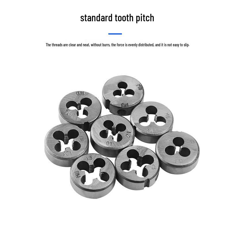 Metric Tap and Die Set with Wrenches and Tap Holders