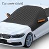 Housse de pare-brise de voiture pour la glace et la neige, coupe-vent, protection de vitre, bandes magnétiques et réfléchissantes
