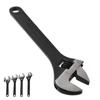 6/8/10/12inch Car Jaw Adjustable Wrench 45 Steel Larger Knurl Hanging Hole Professional Heavy Duty Handheld Removal Tools