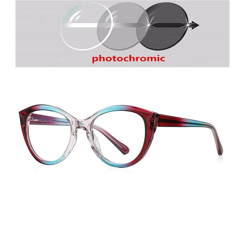 Leopard Frame Round Presbyopic Glasses Women Fashion TR90 Farsightedness Spectacles 0 To +6 0