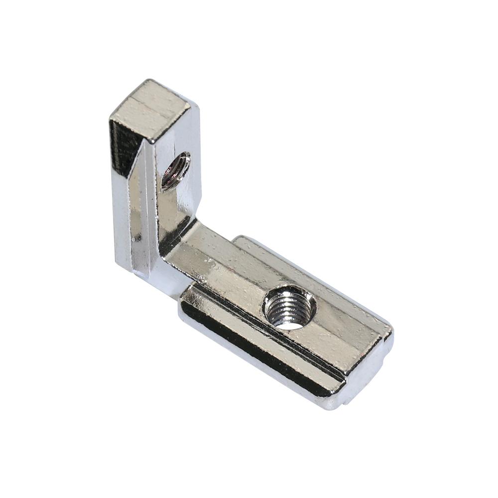 50/20/10ks T Slot Hliníková úhlová konzola Vnitřní kloubová konzola před Hliníkový vytlačovací profil řady 2020 / 3030/4040/4545