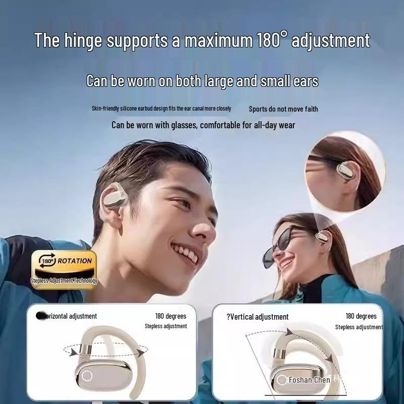 2025 Wireless In-Ear & Over-Ear Bluetooth Headphones - High-Value, Sports, Ultra-Long Battery, No Pain Design