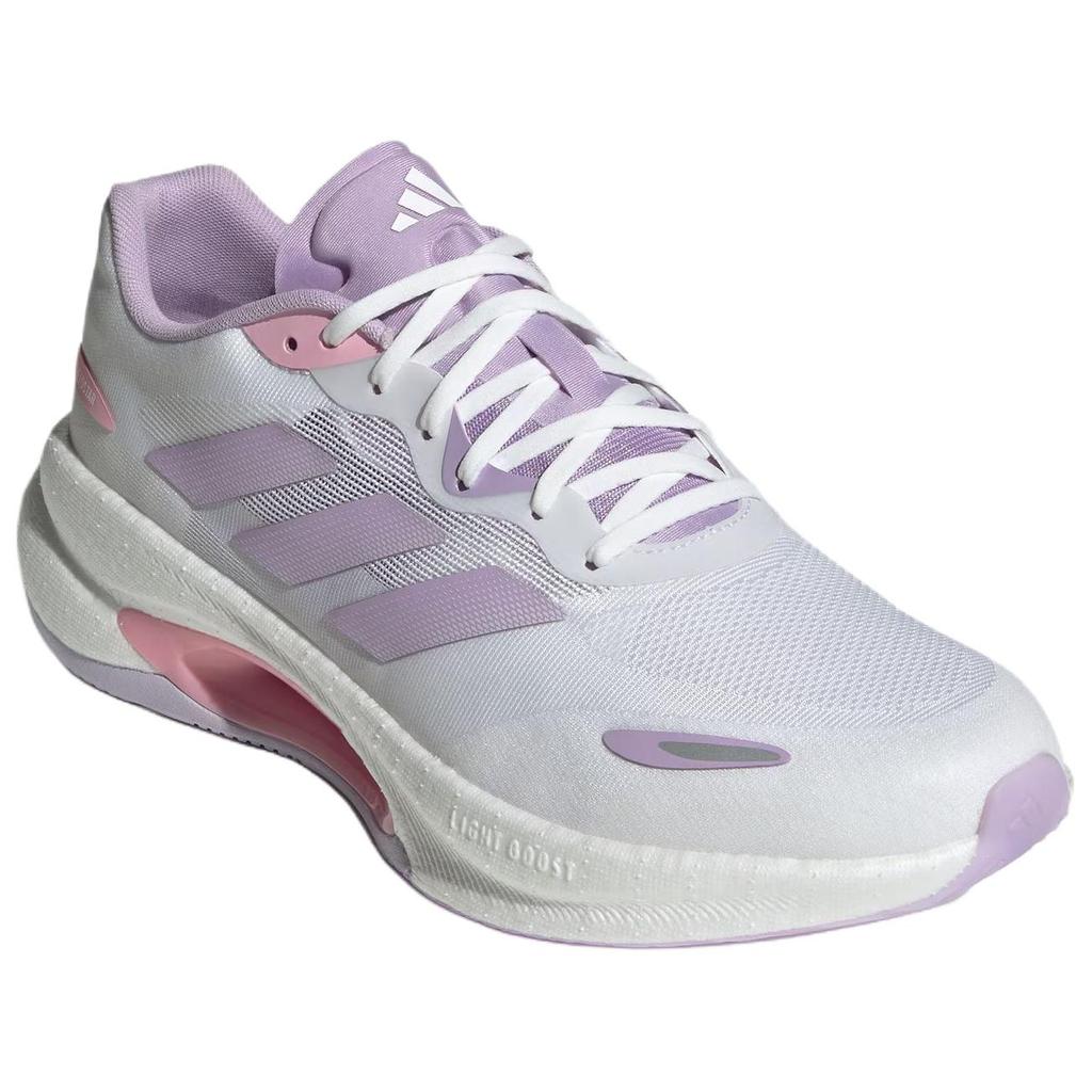 Adidas Velostar Wide Comfortable Versatile Running Shoes Women Sneakers White Purple KI6017