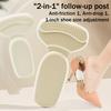 2 Pairs Breathable Heel Liner T-Shaped Heel Grips for Shoes Anti-Slip Cushion Pads for Loose Shoes Blister Prevention Size Adjuster for Heels