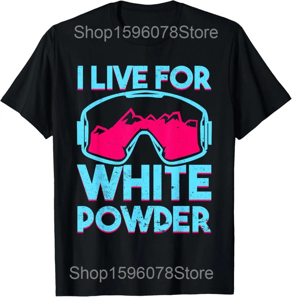 Snowboard Snowboarding T-shirt Herr Dam Bomull Humor Streetwear T-shirt Kortärmad Unisex Snowboardåkare Lös Klädsel