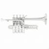 Trumpet Polished B-Flat Complete for School Band, Practice, Beginners