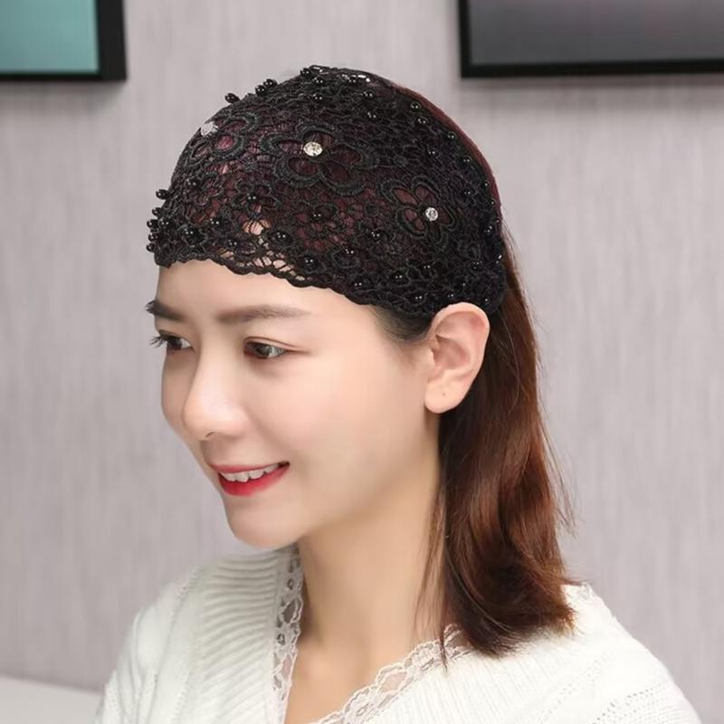 Stylish Lace Hairband With Comfortable Elastic Band Lightweight Design Headband Ideal For Fashion Accessories