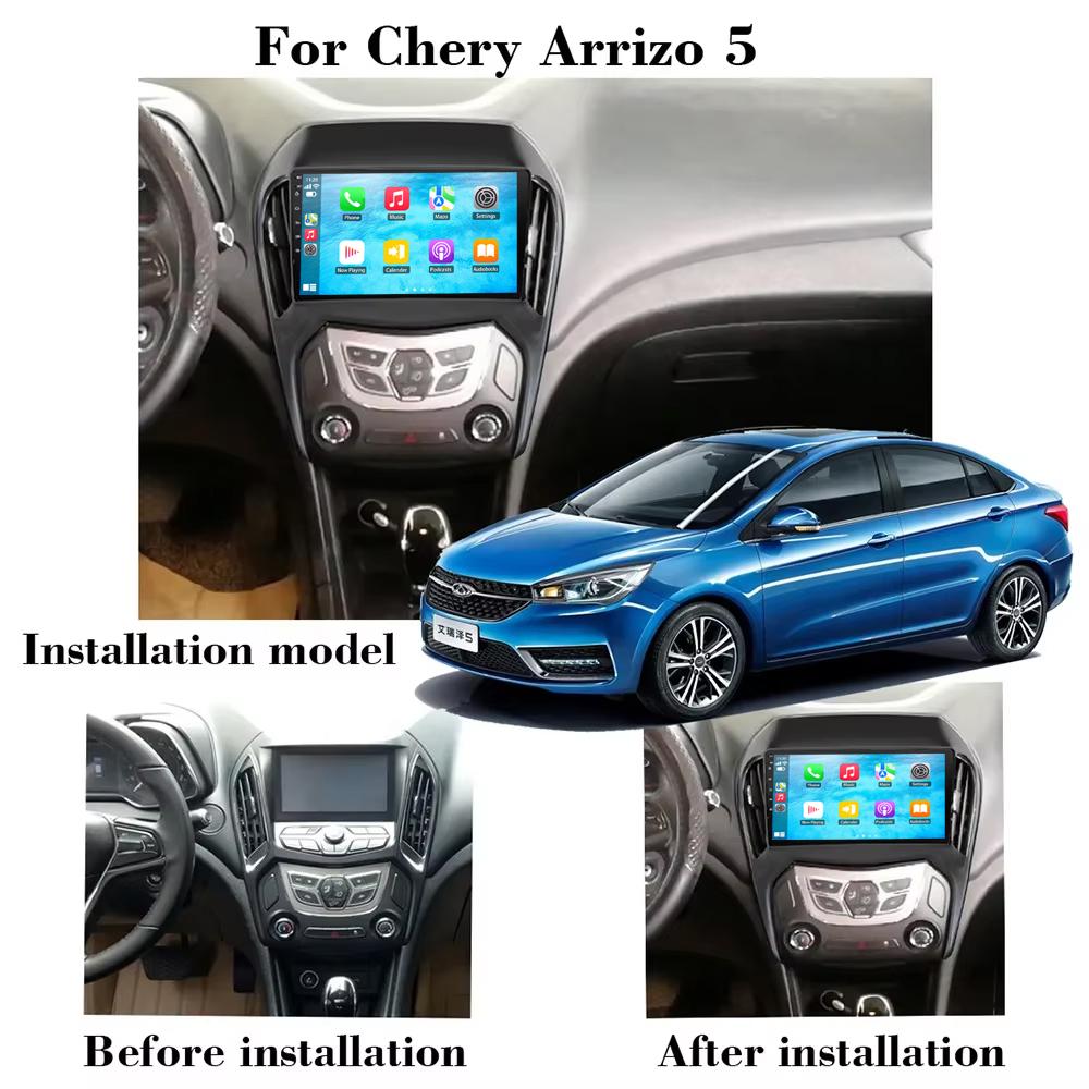 9'' For Chery Arrizo 5 2010 - 2022 Android Car DSP Radio Carplay Video Autoradio Player Multimedia Navigation Stereo