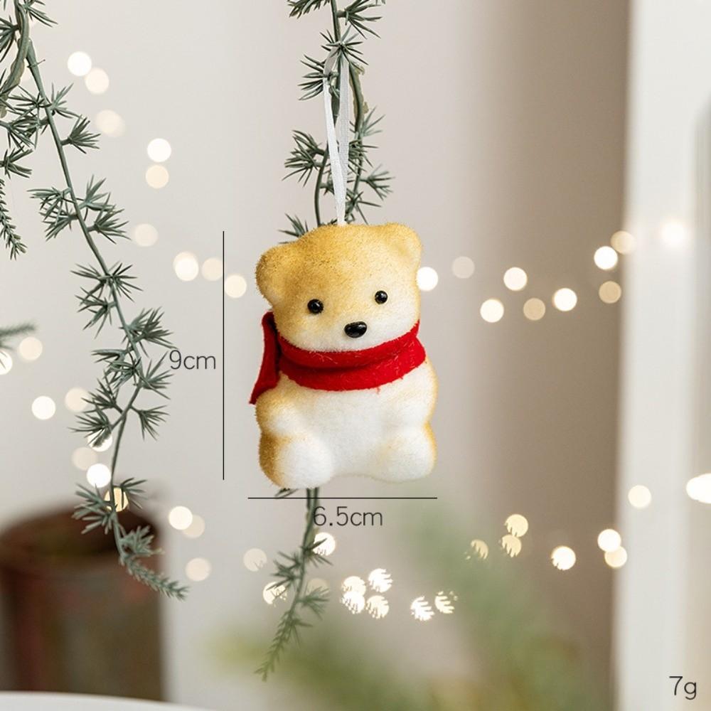 Simulated Craft Christmas Squirrel Ornament Artificial Foam Bear Decoration Xmas Tree