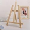 Kids Small Wooden Tabletop Holder Shelf Painting Easel Display Stand