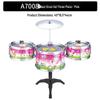 Kids' Drum Kit with Lights & Mic - Electronic Keyboard and Percussion Musical Toy