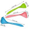3 pcs Small Size Wet Food Scoop Polymer Long Handle Pet Spoon  Can Leftover Cleaning