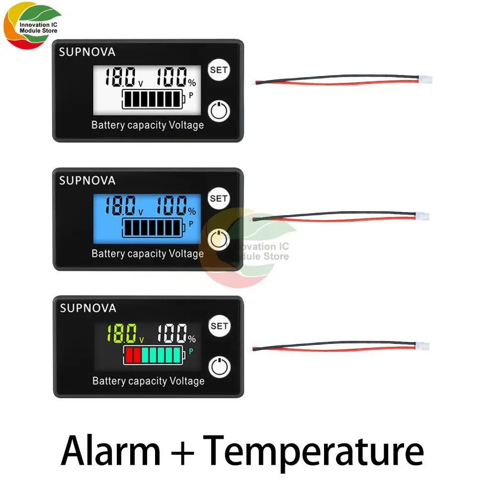 6111A DC8-111V Battery Capacity Indicator LCD Digital Power Meter Lead-acid Lithium LiFe PO1 Voltage Tester for Car Motorcycle