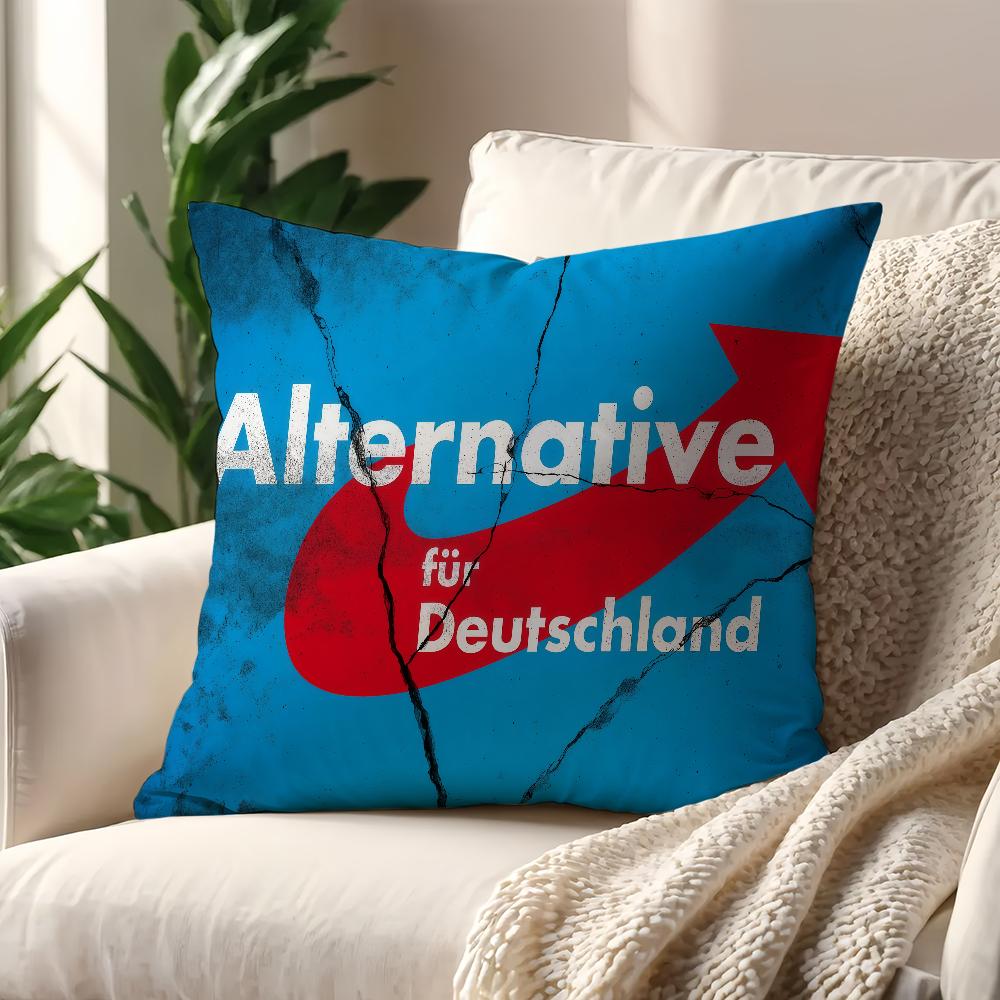 A-Alternative Afd G-Deutschland Kissenbezug Für Kissen Druck Sofa Dekoration Haus Auto Zimmer Café Büro Nordische Schlichtheit 30cmx30cm