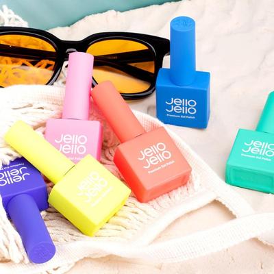 Summer Color Gel Edition Gel Nail Polish Set da 6 colori, KBeauty, marchio di gel per unghie premium, cosmetici coreani, campione