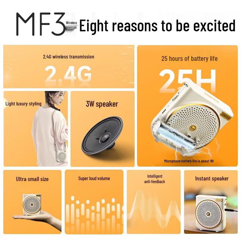 Edifier MF3 Portable Voice Amplifier (CN Version)