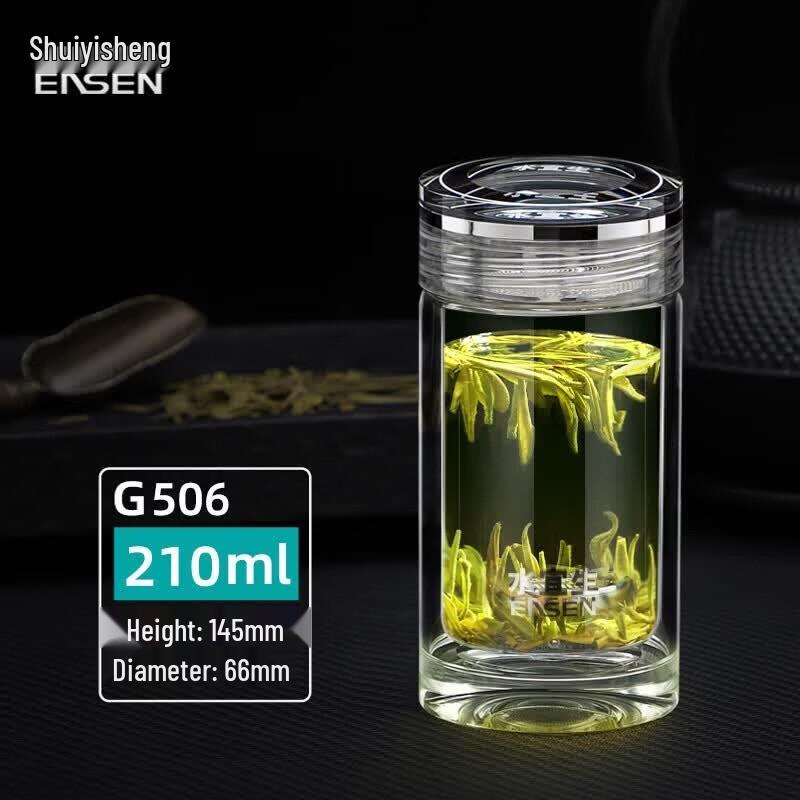 Shuiyisheng G506 Double-Layer Alkaline Water Glass Cup