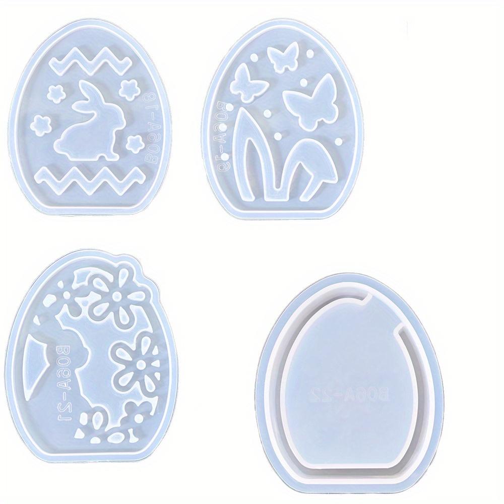

Easter Silicone Molds Egg Mold Bunny Mold Silicone Mold for Resin Candle Night Light Mold Plaster Molds for Casting,for Easter