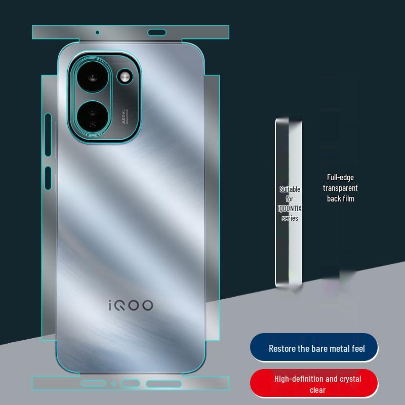iQOO Z11 Turbo/Z10X/Z9 Turbo Ultra-Thin HD Scratch-Resistant Transparent Phone Back Film