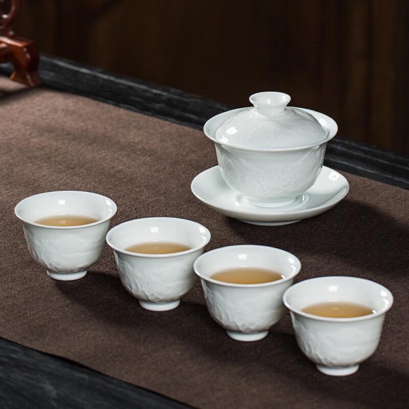 Jingdezhen Gold-Inlaid Celadon Ceramic Tea Set