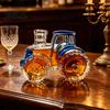 Bar Bottiglia Decorativa Forma di Trattore Bottiglia di Whiskey Forma di Veicolo Contenitore in Vetro Decanter Trasparente per Vino Fiaschetta per Liquori per Casa Cucina con