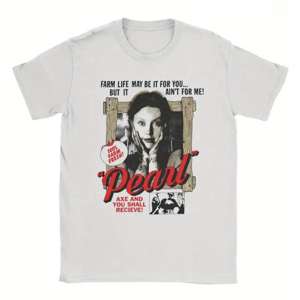 

UnisexS Vintage Horror Film Graphic Tee Showcasing The Timeless Design From The Film Pearl and Emblazoned The Memorable Phrase 4XL