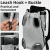 Breathable Mesh Pet Front Bag Double Shoulder Adjustable Strap Pet Carrier Backpack Portable Lightweight Dog Carrying Bag
