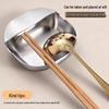 Stainless Steel Kitchen Rack: Anti-Scalding, Heat-Resistant Ladle, Spatula & Pot Lid Holder.